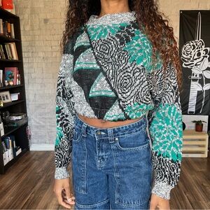 SOLD 💔Urban RenewalReworked Cropped Sweater